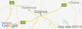 Gagnoa map
